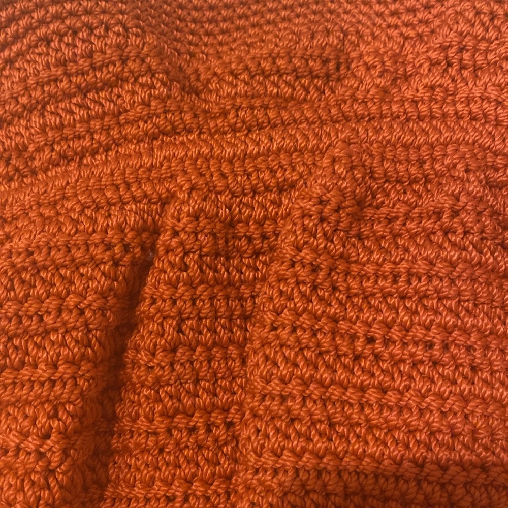 The Sak Rust Crochet Shoulder Bag - Picture 4 of 9